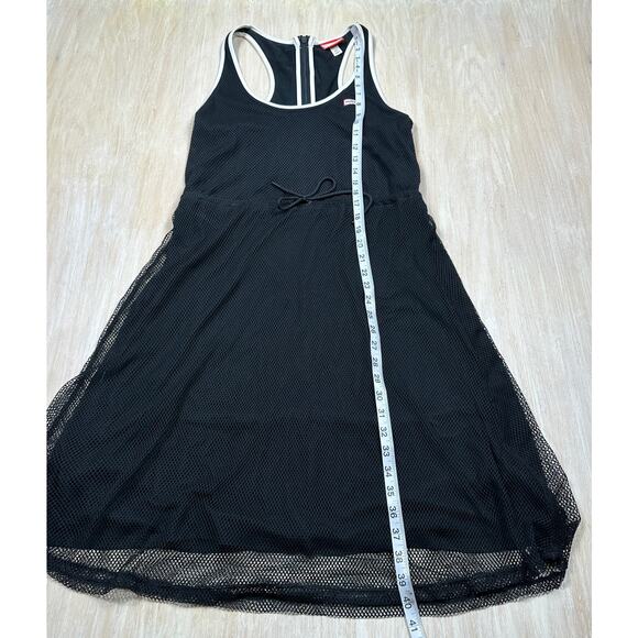 Hunter for Target Black Mesh Overlay Sheer Casual Sporty Athleisure Dress XS - Picture 7 of 12